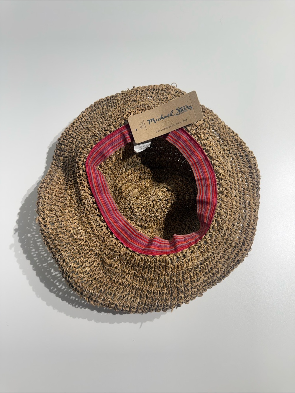 Michael Stars Natural Straw Wide-Brim Sun Hat - Picture 6 of 8